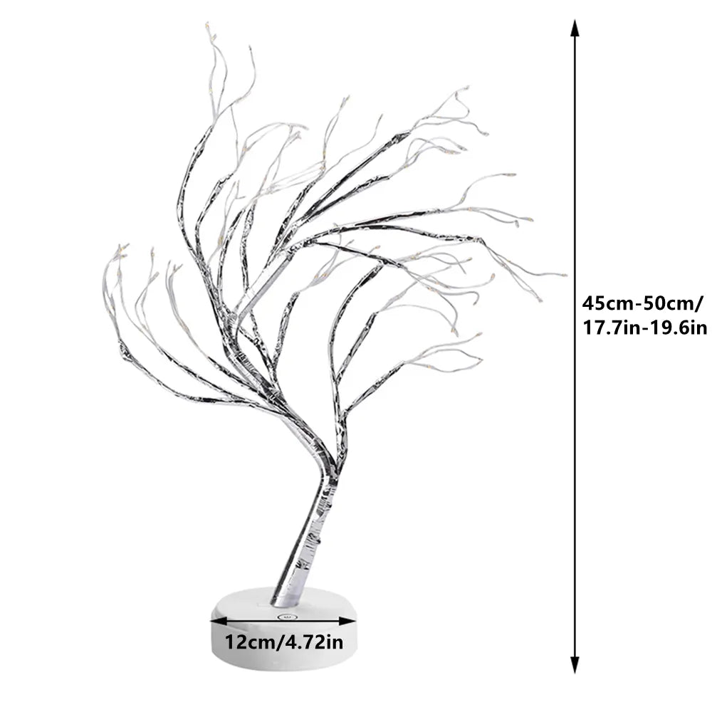 "Luminous Elegance Tree Lamp"