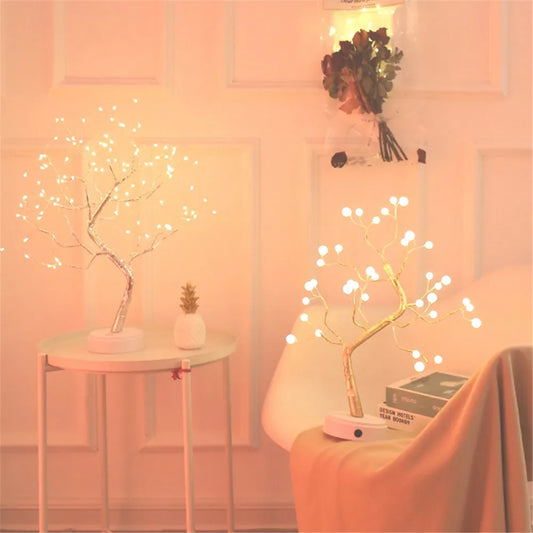 "Luminous Elegance Tree Lamp"