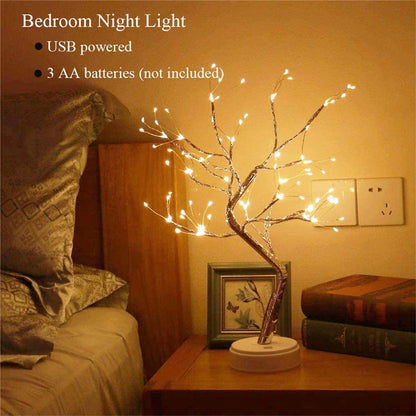 "Luminous Elegance Tree Lamp"